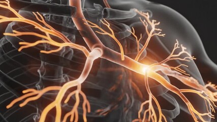 Detailed Visualization of Human Nervous System Anatomy and Function.