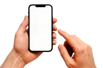 mobile phone in hand