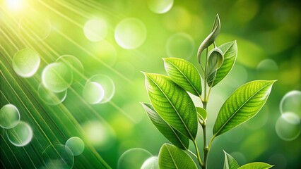 Green Plant Music Note Stock Photo: Nature Melody, Peaceful Harmony,  Botanical Music,  Leaf Music,  Plant Music Image