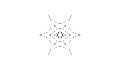 Intricate black and white snowflake mandala design with delicate lines