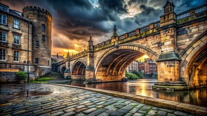 Historic Newcastle Road Bridge, Tyne & Wear, England - Architectural Photography
