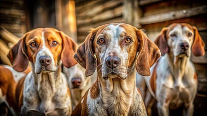 Hunting Dog Set:  Ready for the Hunt - Authentic Documentary Style