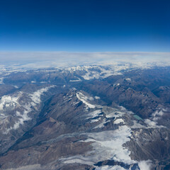 Majestic Alpine Peaks &ndash; Aerial View Above the Clouds