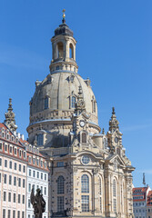 Die Frauenkirche in Dresden, Deutschland