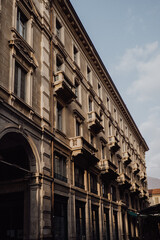 Lugano, Tessin, Schweiz, Architektur, Stadtarchitektur, Altstadt, Moderne Architektur, Fassaden