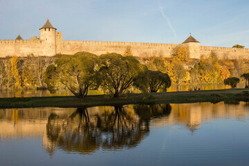 Ivangorod fortress, Estonia-Russia, border