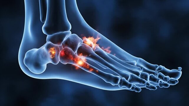 Foot Pain and Arthritis Understanding Joint Inflammation and Discomfort.