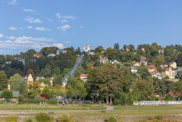 Schwebebahnanlage in Dresden, Deutschland