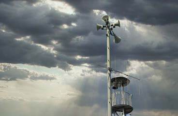 防災放送スピーカー