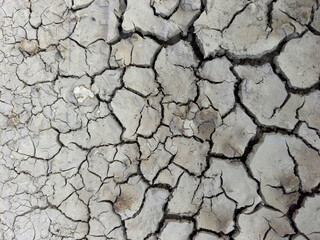 Dry, cracked earth, a symbol of drought and climate change