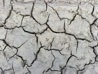 Dry, cracked earth, a symbol of drought and climate change