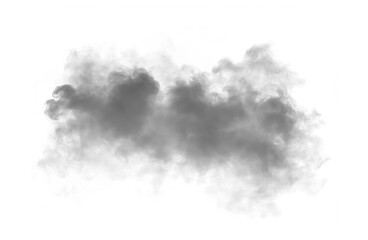 Png Realistic Gray Fog PNG Overlay on Transparent Background