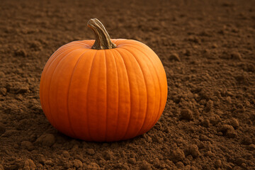 pumpkin on the ground