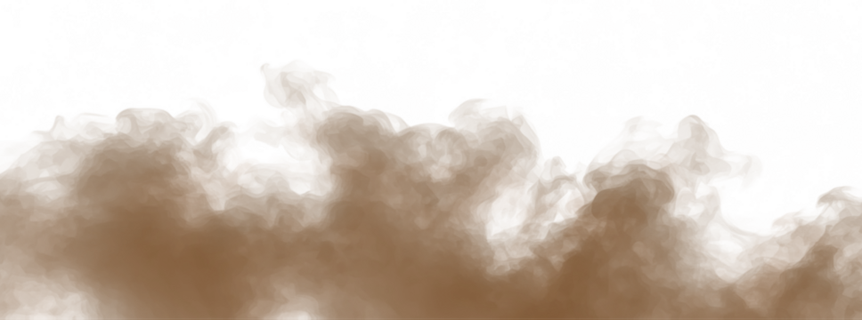 Png Brown Dust Cloud PNG Overlay on transparent background