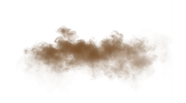 Png Brown Dust and Smoke Overlay PNG on transparent background