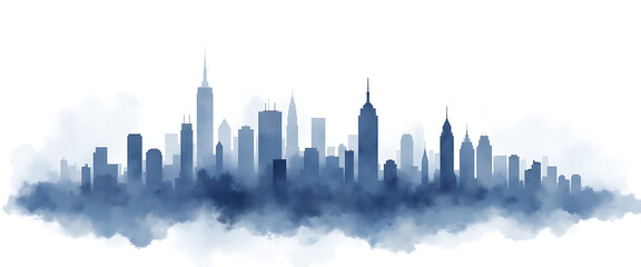 Fototapeta premium city skyline vector illustration