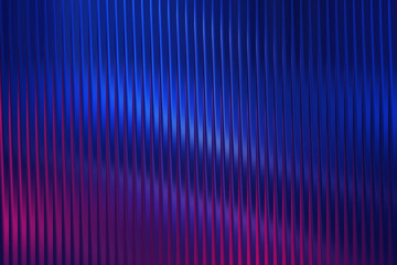 Illustration of a mesmerizing display of vertical lines showcasing a gradient from deep blue to vibrant purple, creating a modern aesthetic and a sense of depth and visual interest