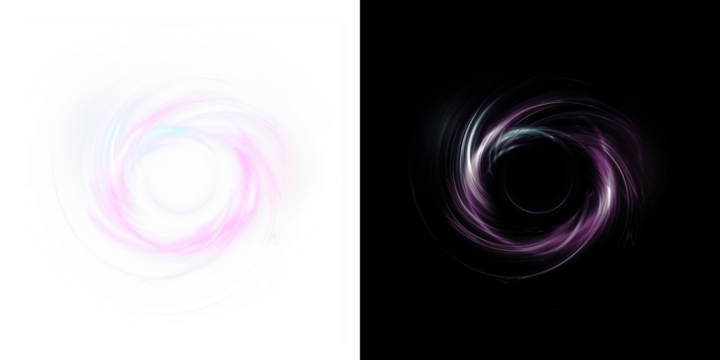 Png Pink-Purple Sci-Fi Vortex Circle PNG on Transparent Background for Fantasy Designs