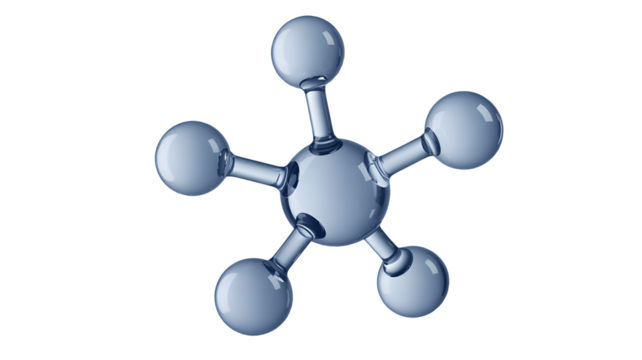 Crystal clear molecular structure, science discovery, innovation, and advanced research concept, perfect for scientific presentations and educational materials.