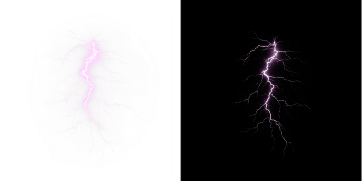 Png Lightning Energy Overlay PNG on transparent background