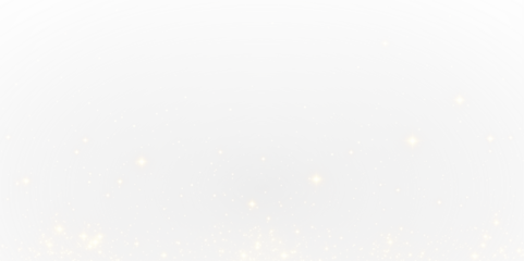 Gold sparkles and particles create a stunning transparent PNG overlay