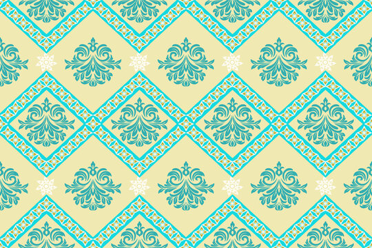 seamless damask pattern
