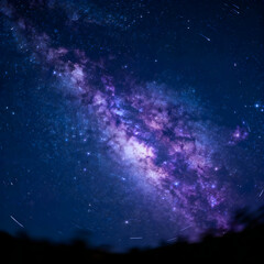 milky way in space