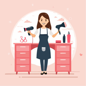 Ic&ocirc;ne beaut&eacute; et salon de coiffure