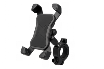 Bicycle smartphone holder providing hands-free navigation