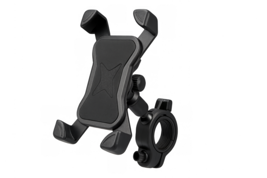 Bicycle smartphone holder providing hands-free navigation