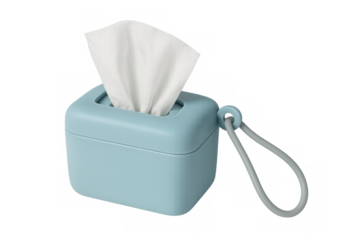 Portable wet wipe dispenser case for baby hygiene