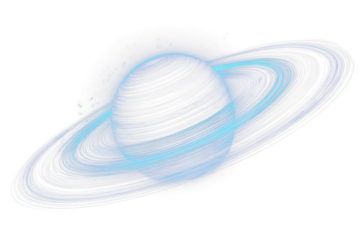 png Saturn and nebula stars with galaxy and celestial background