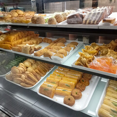 Diverse Indonesian Traditional Pastries and Snacks
