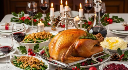 Festive Christmas Dinner
