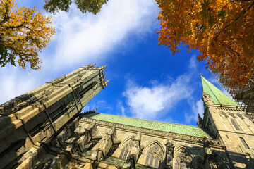 The cathedral Nidarosdomen in Trondheim