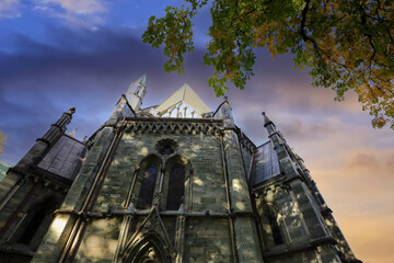 The cathedral Nidarosdomen in Trondheim