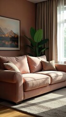 Luxurious Oversized Plush Couch Ultimate Relaxation and Comfort in a Modern Home