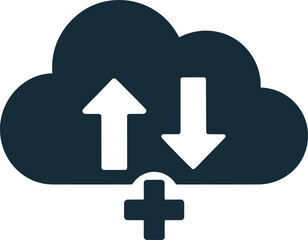 Obraz premium Cloud Data Exchange: Up & Down Transfer with Added Value for Online Storage System