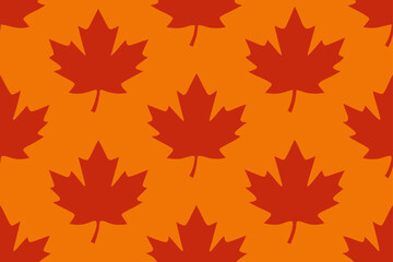 Obraz premium Seamless Maple Texture Pattern Illustration