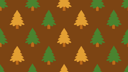 Seamless Pine Wooden Surface Illustration