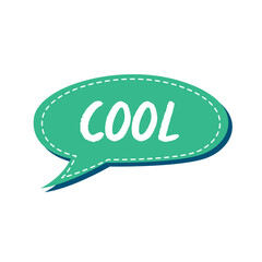 Doodle chat cloud. Dialogue chat bubbles with small talk phrases