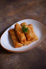 A plate of fried sosis solo 