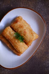 A plate of fried sosis solo