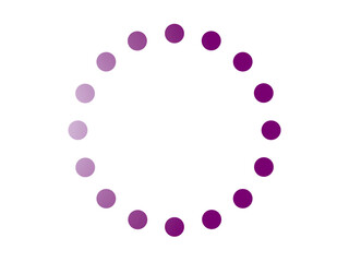 カラフルな水玉模様