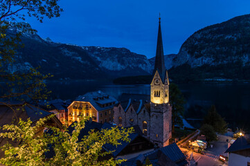Fototapeta premium Beautiful Hallstatt in Austrian Alps