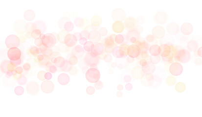 Delicate Pastel Pink and Yellow Bokeh