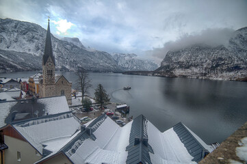Beautiful Hallstatt in Austrian Alps