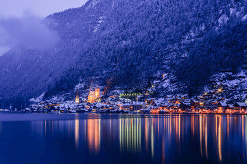 Beautiful Hallstatt in Austrian Alps