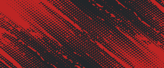 Background, contrast red and black color abstract template for business design. Technology style. You can use it for advertising, sports posters, templates, business presentations. Vector illustration
