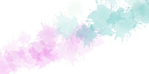 Clourfull watercolor paint brush. watercolour texture for cards, Brushstrokes and splashes.